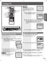 Preview for 13 page of Panasonic PVDF2035 - DVD/VCR TV COMBO Operating Instructions Manual