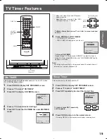 Preview for 19 page of Panasonic PVDF205 - DVD COMBO TV Operating Instructions Manual