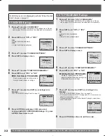 Preview for 32 page of Panasonic PVDF205 - DVD COMBO TV Operating Instructions Manual