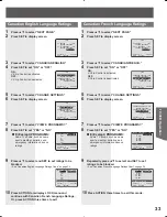 Preview for 33 page of Panasonic PVDF205 - DVD COMBO TV Operating Instructions Manual