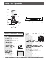 Preview for 36 page of Panasonic PVDF205 - DVD COMBO TV Operating Instructions Manual