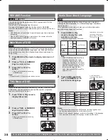 Preview for 38 page of Panasonic PVDF205 - DVD COMBO TV Operating Instructions Manual