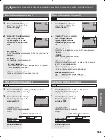 Preview for 43 page of Panasonic PVDF205 - DVD COMBO TV Operating Instructions Manual