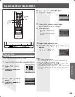 Preview for 45 page of Panasonic PVDF205 - DVD COMBO TV Operating Instructions Manual