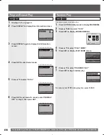 Preview for 46 page of Panasonic PVDF205 - DVD COMBO TV Operating Instructions Manual