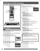 Preview for 48 page of Panasonic PVDF205 - DVD COMBO TV Operating Instructions Manual