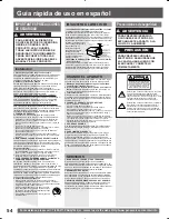 Preview for 54 page of Panasonic PVDF205 - DVD COMBO TV Operating Instructions Manual