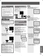 Preview for 55 page of Panasonic PVDF205 - DVD COMBO TV Operating Instructions Manual