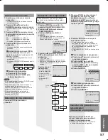 Preview for 57 page of Panasonic PVDF205 - DVD COMBO TV Operating Instructions Manual