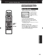 Preview for 43 page of Panasonic PVDF2703 - TV/VCR/DVD COMBO Operating Instructions Manual