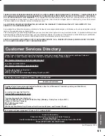 Preview for 61 page of Panasonic PVDF2735 - TV/DVD/VCR COMBO Operating Instructions Manual