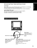 Предварительный просмотр 9 страницы Panasonic PVDM2092 - MONITOR/DVD COMBO Operating Instructions Manual