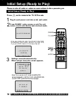 Предварительный просмотр 14 страницы Panasonic PVDM2092 - MONITOR/DVD COMBO Operating Instructions Manual