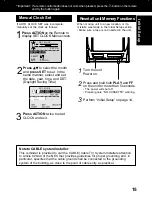 Предварительный просмотр 15 страницы Panasonic PVDM2092 - MONITOR/DVD COMBO Operating Instructions Manual