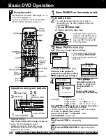 Предварительный просмотр 20 страницы Panasonic PVDM2092 - MONITOR/DVD COMBO Operating Instructions Manual