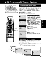 Предварительный просмотр 23 страницы Panasonic PVDM2092 - MONITOR/DVD COMBO Operating Instructions Manual