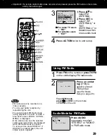 Предварительный просмотр 29 страницы Panasonic PVDM2092 - MONITOR/DVD COMBO Operating Instructions Manual