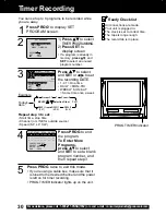 Предварительный просмотр 30 страницы Panasonic PVDM2092 - MONITOR/DVD COMBO Operating Instructions Manual