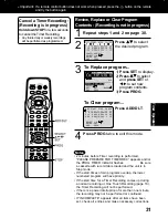 Предварительный просмотр 31 страницы Panasonic PVDM2092 - MONITOR/DVD COMBO Operating Instructions Manual