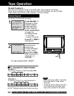 Предварительный просмотр 34 страницы Panasonic PVDM2092 - MONITOR/DVD COMBO Operating Instructions Manual