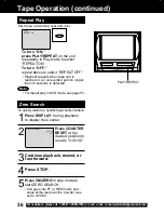 Предварительный просмотр 36 страницы Panasonic PVDM2092 - MONITOR/DVD COMBO Operating Instructions Manual