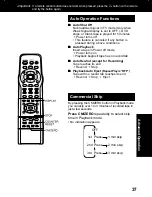 Предварительный просмотр 37 страницы Panasonic PVDM2092 - MONITOR/DVD COMBO Operating Instructions Manual