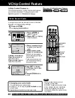 Предварительный просмотр 40 страницы Panasonic PVDM2092 - MONITOR/DVD COMBO Operating Instructions Manual