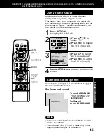 Предварительный просмотр 45 страницы Panasonic PVDM2092 - MONITOR/DVD COMBO Operating Instructions Manual