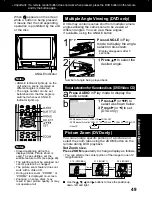 Предварительный просмотр 49 страницы Panasonic PVDM2092 - MONITOR/DVD COMBO Operating Instructions Manual