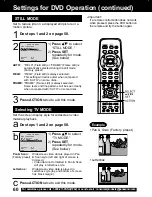 Предварительный просмотр 60 страницы Panasonic PVDM2092 - MONITOR/DVD COMBO Operating Instructions Manual