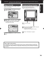 Preview for 15 page of Panasonic PVDM2093 - TV/VCR/DVD COMBO Operating Instructions Manual