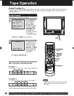 Preview for 32 page of Panasonic PVDM2093 - TV/VCR/DVD COMBO Operating Instructions Manual