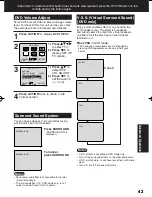 Preview for 43 page of Panasonic PVDM2093 - TV/VCR/DVD COMBO Operating Instructions Manual