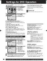 Preview for 58 page of Panasonic PVDM2093 - TV/VCR/DVD COMBO Operating Instructions Manual