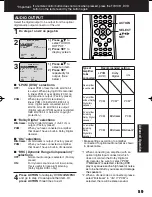 Preview for 59 page of Panasonic PVDM2093 - TV/VCR/DVD COMBO Operating Instructions Manual