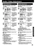 Предварительный просмотр 49 страницы Panasonic PVDM2791 - MONITOR/DVD COMBO Operating Instructions Manual