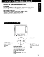 Preview for 9 page of Panasonic PVDM2792 - MONITOR/DVD COMBO Operating Instructions Manual