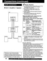 Preview for 12 page of Panasonic PVDM2792 - MONITOR/DVD COMBO Operating Instructions Manual