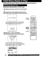 Preview for 14 page of Panasonic PVDM2792 - MONITOR/DVD COMBO Operating Instructions Manual