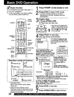 Preview for 20 page of Panasonic PVDM2792 - MONITOR/DVD COMBO Operating Instructions Manual