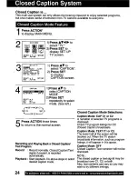 Preview for 24 page of Panasonic PVDM2792 - MONITOR/DVD COMBO Operating Instructions Manual