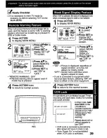 Preview for 39 page of Panasonic PVDM2792 - MONITOR/DVD COMBO Operating Instructions Manual