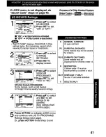 Preview for 41 page of Panasonic PVDM2792 - MONITOR/DVD COMBO Operating Instructions Manual