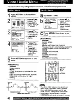 Preview for 46 page of Panasonic PVDM2792 - MONITOR/DVD COMBO Operating Instructions Manual