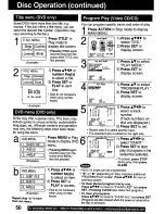 Preview for 50 page of Panasonic PVDM2792 - MONITOR/DVD COMBO Operating Instructions Manual