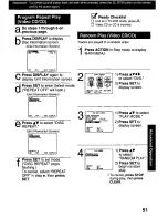 Preview for 51 page of Panasonic PVDM2792 - MONITOR/DVD COMBO Operating Instructions Manual