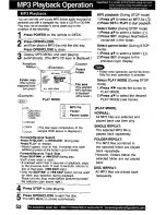 Preview for 52 page of Panasonic PVDM2792 - MONITOR/DVD COMBO Operating Instructions Manual