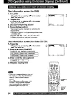 Preview for 54 page of Panasonic PVDM2792 - MONITOR/DVD COMBO Operating Instructions Manual