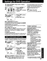 Preview for 57 page of Panasonic PVDM2792 - MONITOR/DVD COMBO Operating Instructions Manual