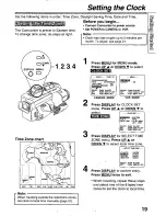 Предварительный просмотр 19 страницы Panasonic PVL750 - VHS-C PALMCORDER Operating Manual